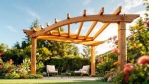 custom versus prefabricated pergolas